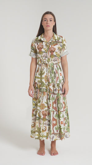 ABITO LUNGO DONNA SAVANA FIORENZA AMADORI MC32.272
