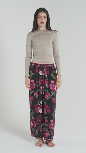 PANTALONE LUNGO DONNA FLOREALE FIORENZA AMADORI 34587