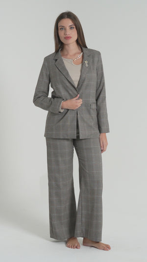 PANTALONE DONNA SCOZZESE FIORENZA AMADORI P3250