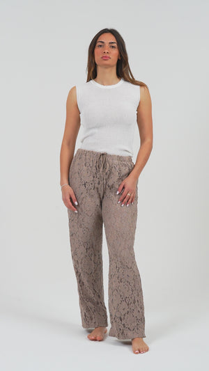 PANTALONE DONNA IN PIZZO FIORENZA AMADORI FY9063