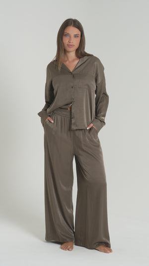 CAMICIA DONNA FLUIDA MANICA LUNGA FIORENZA AMADORI MX853