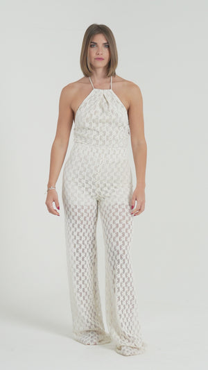 PANTALONE LUNGO IN MACRAMè FIORENZA AMADORI FM261227