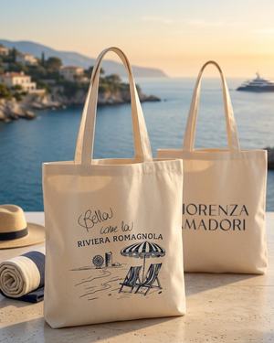 TOTE BAG BELLA COME LA RIVIERA ROMAGNOLA FIORENZA AMADORI 
